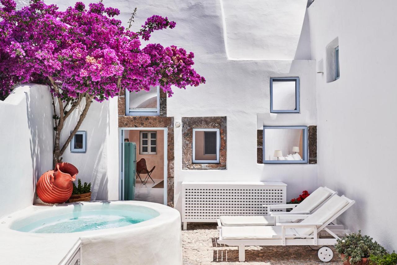 2 bedroom charming villa with outdoors jacuzzi Megalochori  Buitenkant foto