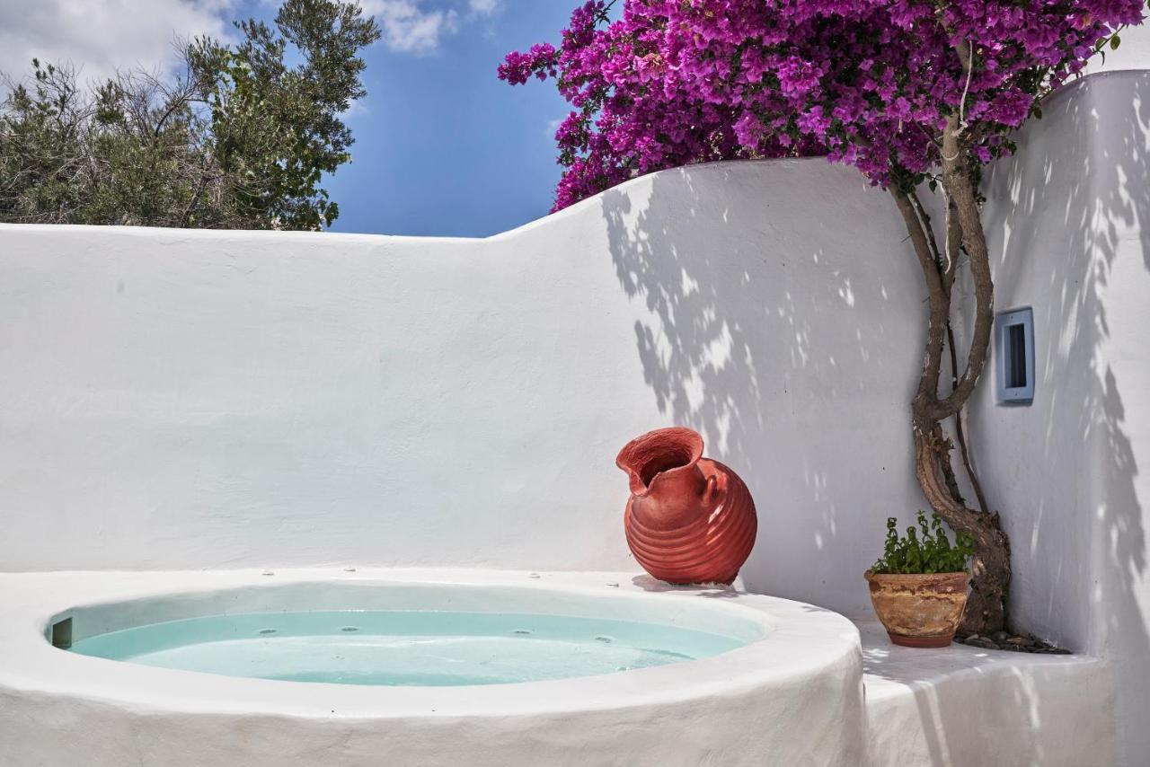 2 bedroom charming villa with outdoors jacuzzi Megalochori  Buitenkant foto