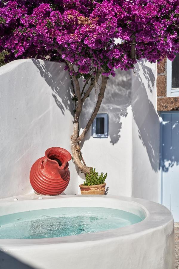 2 bedroom charming villa with outdoors jacuzzi Megalochori  Buitenkant foto